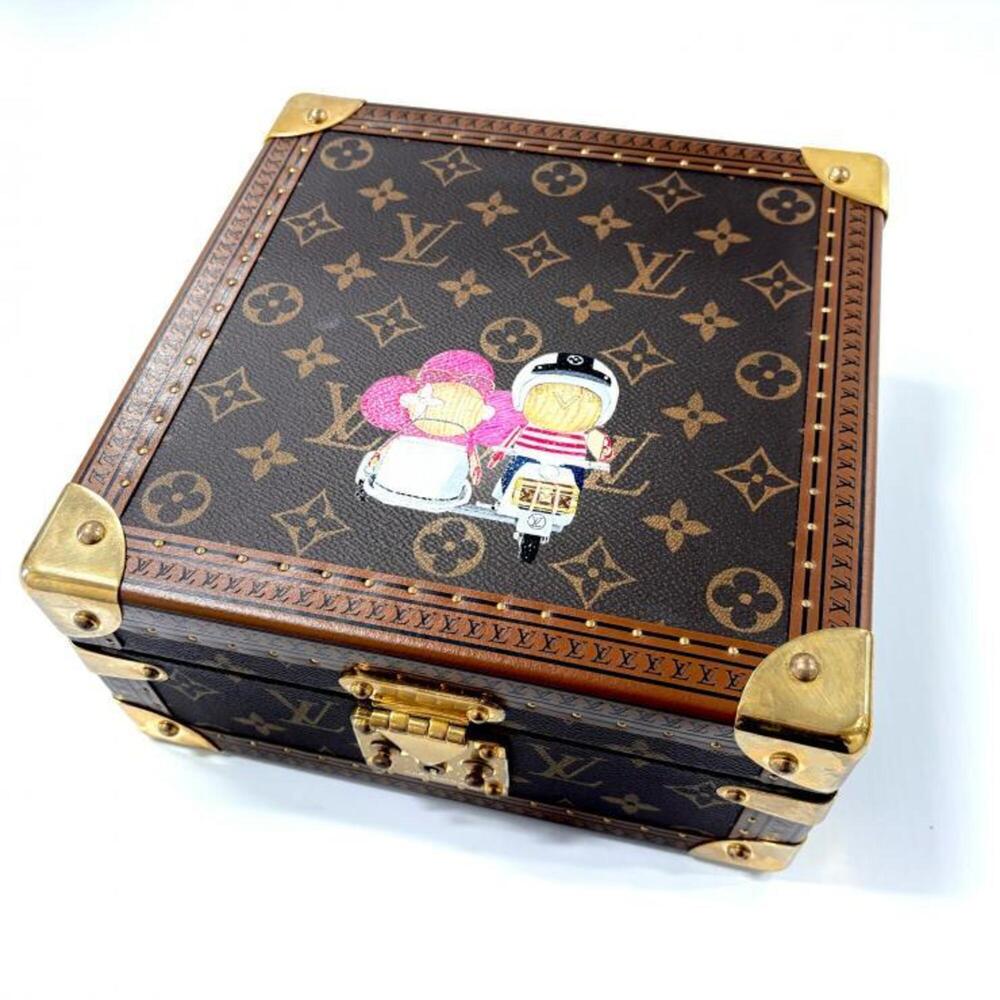 Louis Vuitton Monogram Canvas M10171 Coffret Joyrie Vivienne Jewelry Box Trun...